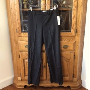 NWT Coldwater Creek Whisper Flannel Trousers Size 6 Dark Grey